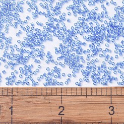 MIYUKIデリカビーズ  シリンダー  日本製シードビーズ  11/0  （db1230)透明な紺luの光沢  1.3x1.6mm  穴：0.8mm  約2000PCS /ボトル  10 G /ボトル&nbsp;SEED-JP0008-DB1230