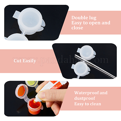 Plastic Paint Empty Box&nbsp;AJEW-WH0816-338-1