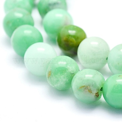 Natural Chrysoprase Beads Strands&nbsp;G-O166-03-10mm-1