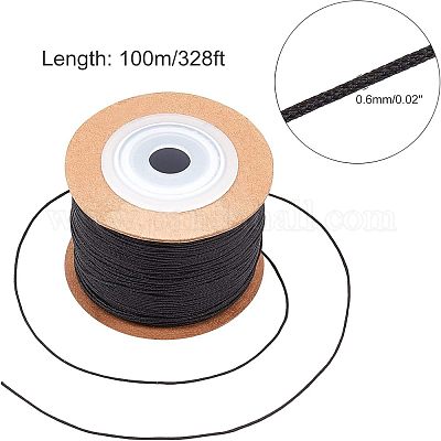 ナイロン糸  ブラック  0.6mm  約100m /ロール&nbsp;NWIR-UN0001-03A-1