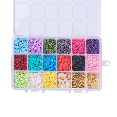 Handmade Polymer Clay Beads&nbsp;CLAY-JP0001-03-4mm-1