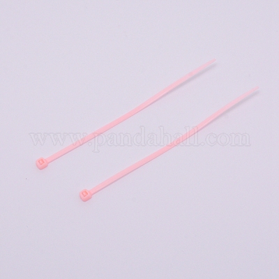 プラスチックケーブルタイ  タイラップ  ジップタイ  ピンク  100x4.5x3.5mm  100個/袋&nbsp;KY-CJC0004-01O-1