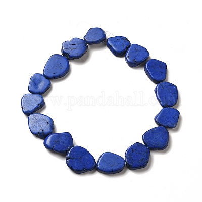 Synthetic Turquoise Dyed Beads Strands&nbsp;G-E594-25H-1