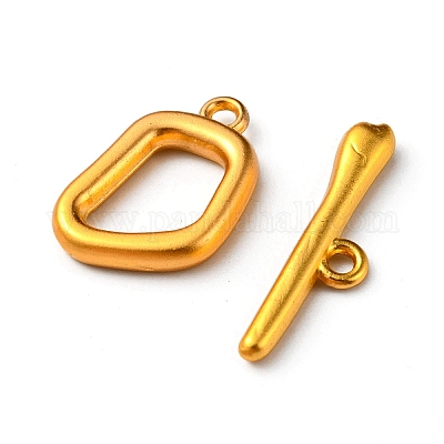 Alloy Toggle Clasps&nbsp;PALLOY-YW0002-22MG-1