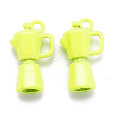 Spray Painted Brass Pendants&nbsp;KK-P196-C07-1