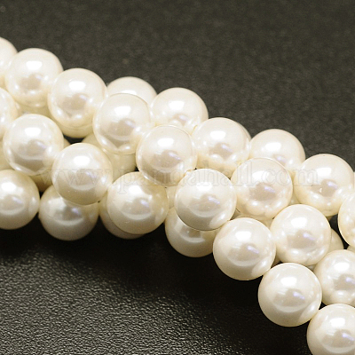 Shell Pearl Beads Strands&nbsp;BSHE-E008-16mm-12-1