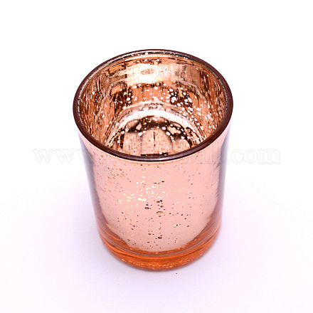 Plated Glass Candle Cups&nbsp;AJEW-WH0155-07B-1