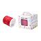 Colored Jute Cord, Jute String, Jute Twine, for Jewelry Making, Red, 2mm, 109.36yards/roll(100m/roll)