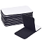 20pcs Self-adhesive Nylon with Polyester Hook and Loop Tapes, Black, 100x50x3.5mm, 20pcs/set