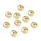 Brass Beads, Flat Round, Rack Plating, Long-Lasting Plated, Lead Free & Cadmium Free, Golden, 6x2.5mm, Hole: 1.6mm