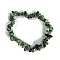 Natural Ruby in Zoisite Stretch Bracelets, Chip, Inner Diameter: 2-1/8~2-3/8 inch(5.5~6cm)