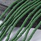 Flat Round Handmade Polymer Clay Bead Spacers, Dark Sea Green, 4x1mm, Hole: 1mm, about 380~400pcs/strand, 17.7 inch