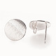 Brass Ear Stud Findings&nbsp;LS-X-KK-S336-15P-1
