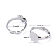 Brass Pad Ring Base Findings&nbsp;EC022-7