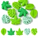 10Pcs 5 Styles Maple Leaf Silicone Beads&nbsp;SIL-YW0001-42-1