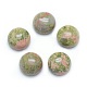 Natural Unakite Cabochons&nbsp;G-P393-R31-10mm-1