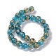 Handmade Gold Sand Lampwork Beads Strands&nbsp;LAMP-C010-01E-4