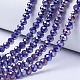 Electroplate Glass Beads Strands&nbsp;EGLA-A034-P4mm-B07-1