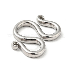 Non-Tarnish 304 Stainless Steel Clasps&nbsp;X-STAS-C056-14P