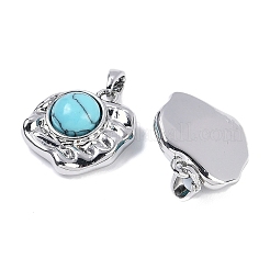 Synthetic Turquoise Pendants&nbsp;KK-U043-43P-B