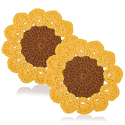 2Pcs Cotton Macrame Cup Mats&nbsp;AJEW-DJ0001-90