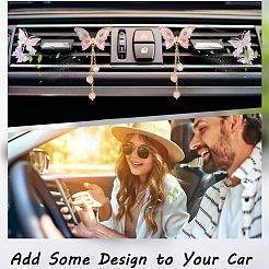 Alloy Rhinestone Car Air Vent Decorations&nbsp;AJEW-WH0248-511