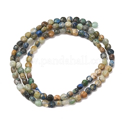 Natural Chrysocolla and Lapis Lazuli Beads Strands&nbsp;GG-CBA9631-D13-01