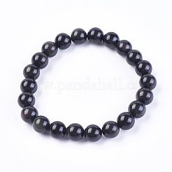 Natural Rainbow Obsidian Stretch Bracelets&nbsp;BJEW-F315-6mm