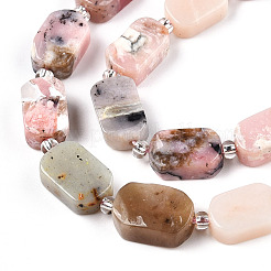 Natural Pink Opal Beads Strands&nbsp;G-C098-A19-01