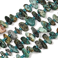 Natural African Turquoise(Jasper) Beads Strands&nbsp;G-K393-B01