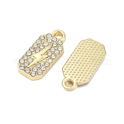 Alloy Rhinestone Pendants&nbsp;PALLOY-P319-06G
