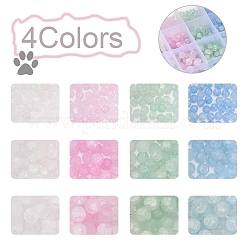12 Style Crackle Glass Beads&nbsp;GLAA-YW0001-23