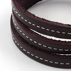 模造レザーコードブレスレット  メタルパーツ  混合スタイル  ミックスカラー  190~560mm&nbsp;BJEW-MSMC002-04