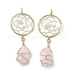 Raw Rough Natural Mixed Gemstone Coppwer Wire Wrapped Big Pendants&nbsp;G-G314-02G
