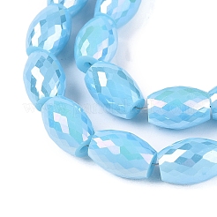 Electroplate Glass Beads Strands&nbsp;EGLA-S194-15A-A07