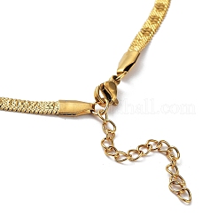 304 Stainless Steel Herringbone Chain Necklaces&nbsp;NJEW-P282-05G