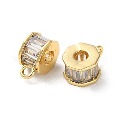 Brass Cubic Zirconia Tube Bails&nbsp;KK-F872-02G