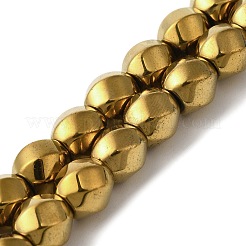 Electroplated Synthetic Magnetic Hematite Beads Strands&nbsp;G-I364-J01