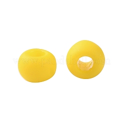 TOHOラウンドシードビーズ  日本製シードビーズ  （42bf）不透明な霜の日差し  8/0  3mm  穴：1mm  約222PCS /ボトル  10 G /ボトル&nbsp;SEED-JPTR08-0042BF