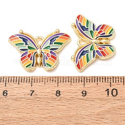 Alloy Enamel Pendants&nbsp;AL-CBA7256-09G