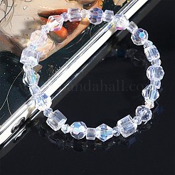 280個14スタイルのガラスビーズ連売り  多面カット  混合図形  ミックスカラー  3~13x4~8x4~8mm  穴：0.4~1.5mm  20個/スタイル&nbsp;EGLA-SZ0001-39