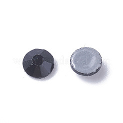 ガラスホットフィックスラインストーン  グレードAA  フラットバック＆多面  半円  ジェット  ss30  6.3~6.5mm  約288個/袋&nbsp;LS-RGLA-A019-SS30-280