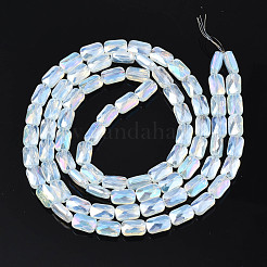 Electroplate Glass Beads Strands&nbsp;EGLA-N002-25-E03