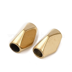 304ステンレススチールビーズ  ナゲット  イオンプレーティング（ip）  18KGP本金メッキ  7x4.5x4mm  穴：2mm&nbsp;STAS-I358-09G
