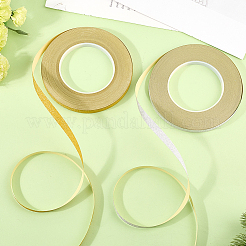 2 Rolls 2 Colors 50M Glitter Adhesive Plastic Tapes&nbsp;DIY-GF0011-22