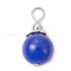 7Pcs 7 Colors Mixed Stone Pendants&nbsp;PALLOY-JF02381