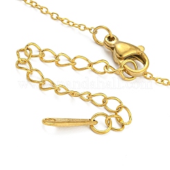 Brass Bowknot Pendant Necklaces&nbsp;NJEW-B115-01G-02