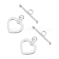2Pcs 925 Sterling Silver Toggle Clasps&nbsp;FIND-PH0022-60