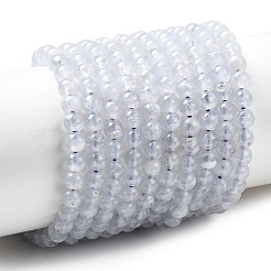 Natural Blue Lace Agate Beads Strands&nbsp;G-G344-A02-4mm