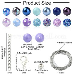 DIY Bubblegum Bracelet Pendant Decoration Making Kit&nbsp;MACR-CJC0010-01C